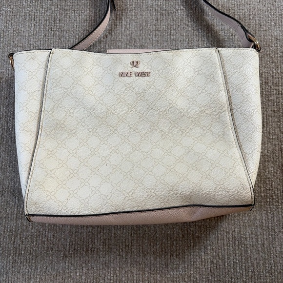 Nine West White Crossbody Bag - Picture 2 of 5